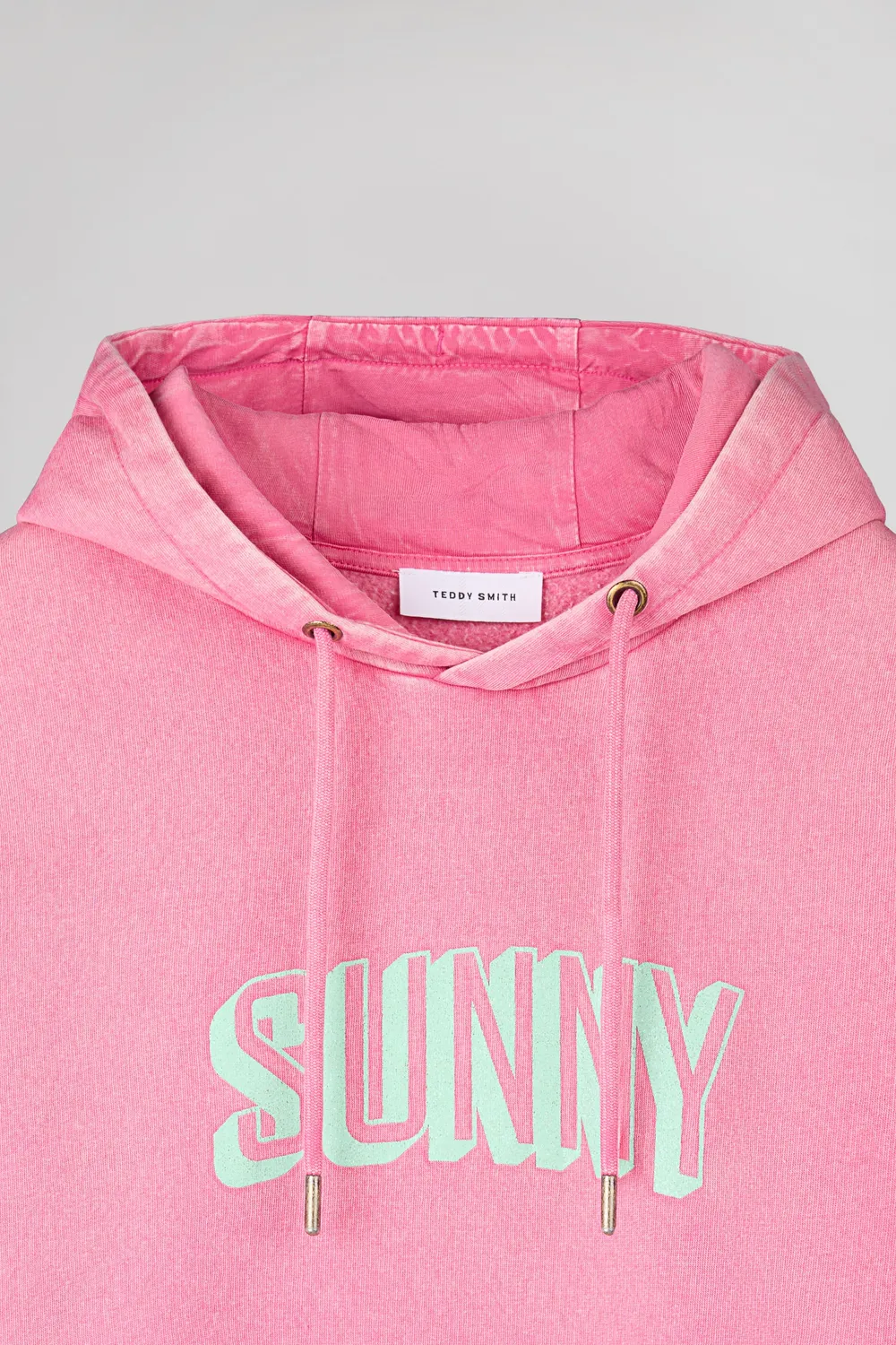 Teddy Smith S-Paillette felpa rosa bubble pink