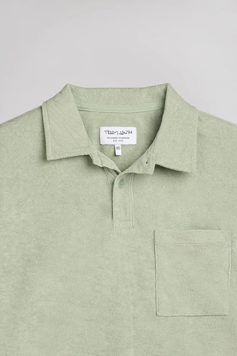 Teddy Smith P-Bobbles MC JR Polo Bambino Iceberg Green Spugna