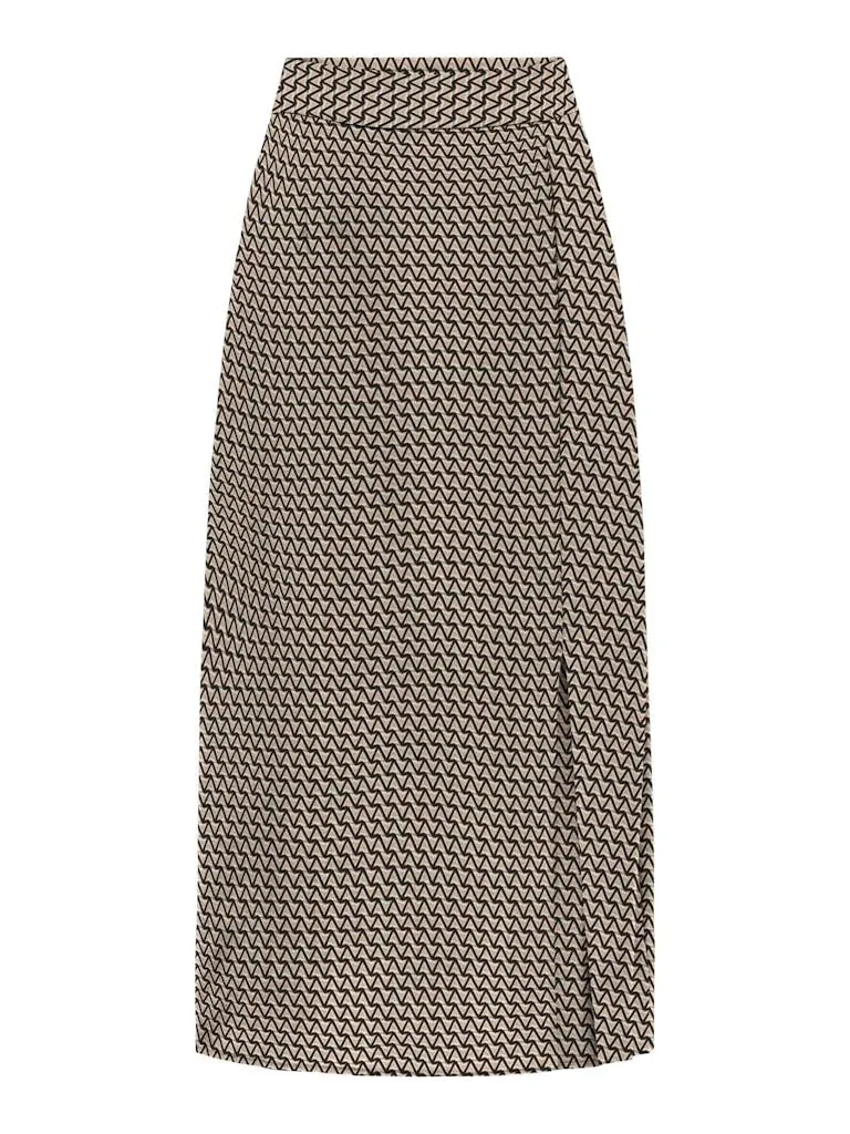 Only Piper Slit Gonna Donna Nera Fantasia Charm Boho