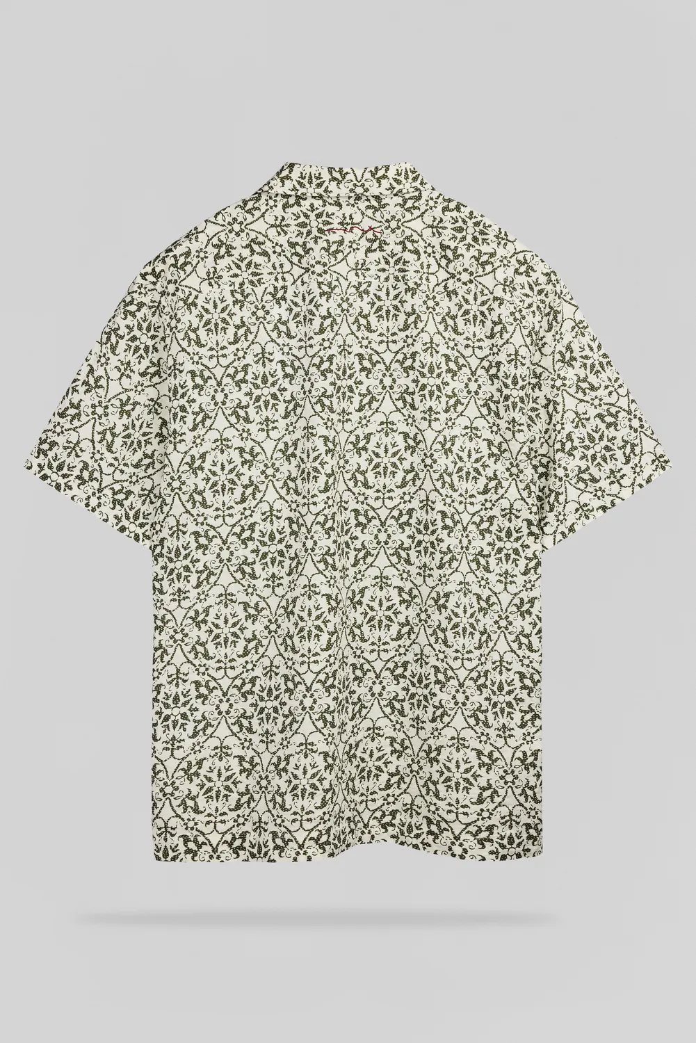 Teddy Smith C-Raymond MC camicia hawaiana cream fantasia