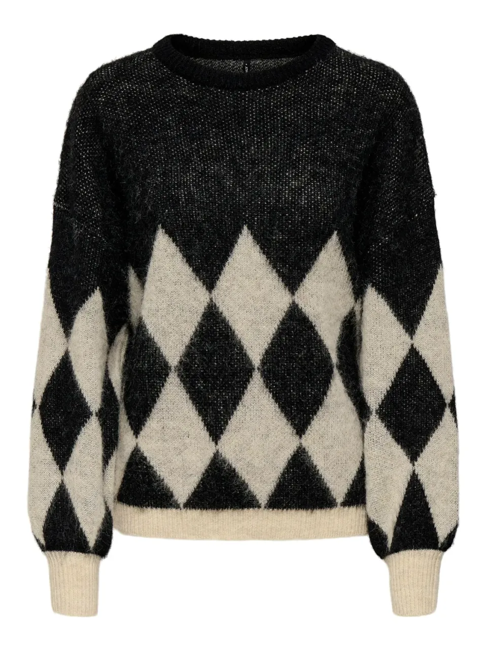 ONLY Onlnoeme Jq LS Life O-Neck Knt maglione jacquard