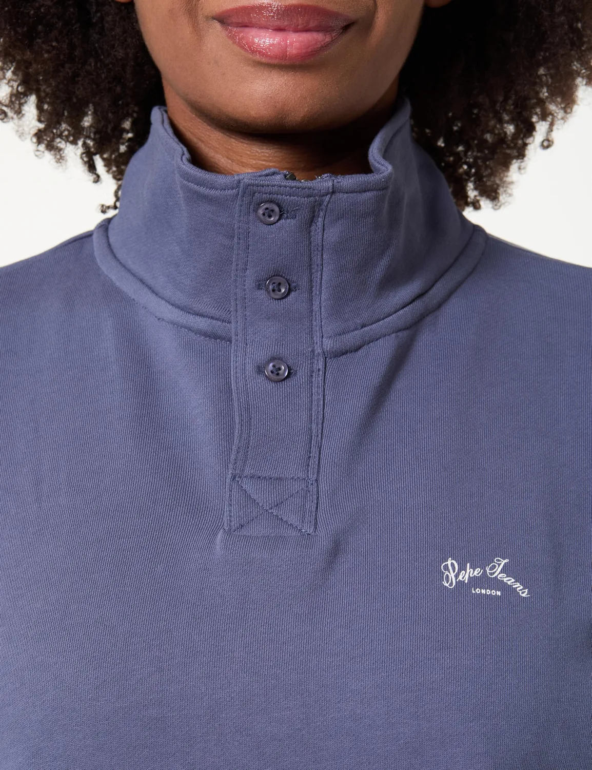 Pepe Jeans W Chest Logo Polo polo donna L grigia cotone