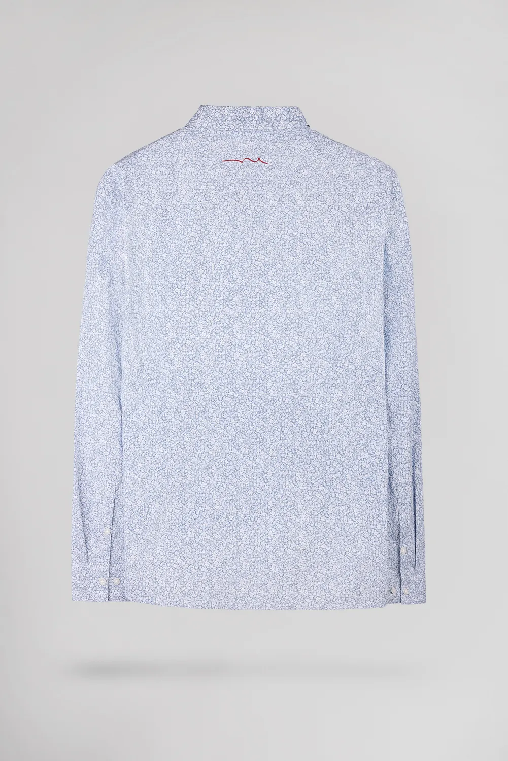 Teddy Smith Carton ML Dark Navy Floral camicia uomo slim