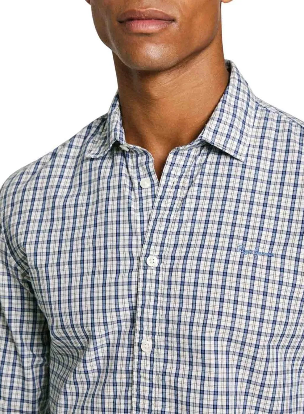 Pepe Jeans Mauro Camicia Uomo M Bianca Cotone