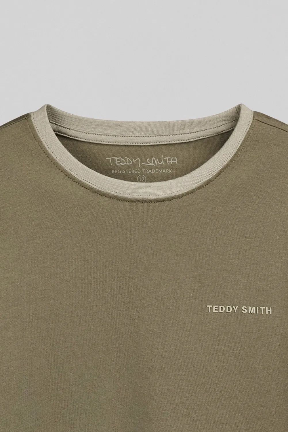 Teddy Smith The Tee 2 t-shirt dusty kaki bambino