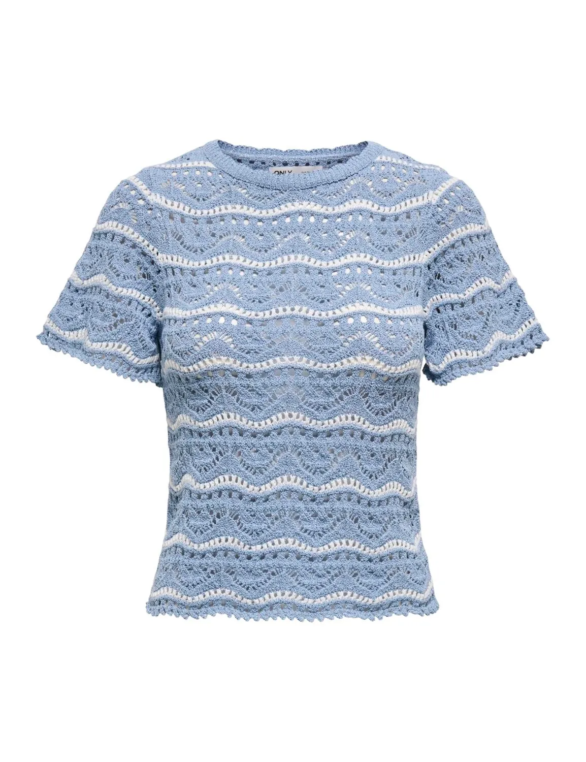 ONLY Onlannasofia Maglia Donna Manica Corta Righe