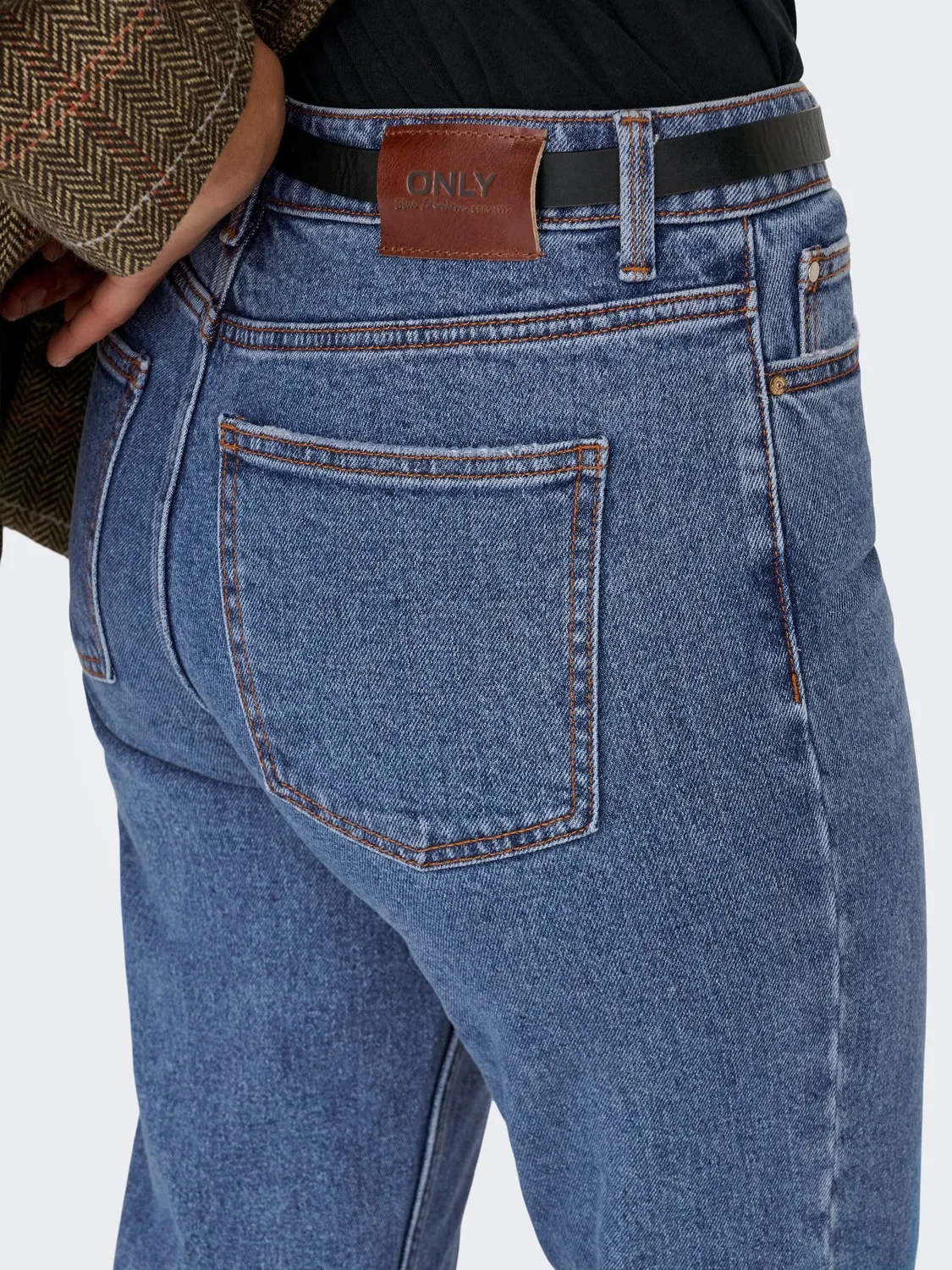 ONLY Onlemily HW Crop jeans donna 27W/30L vita alta