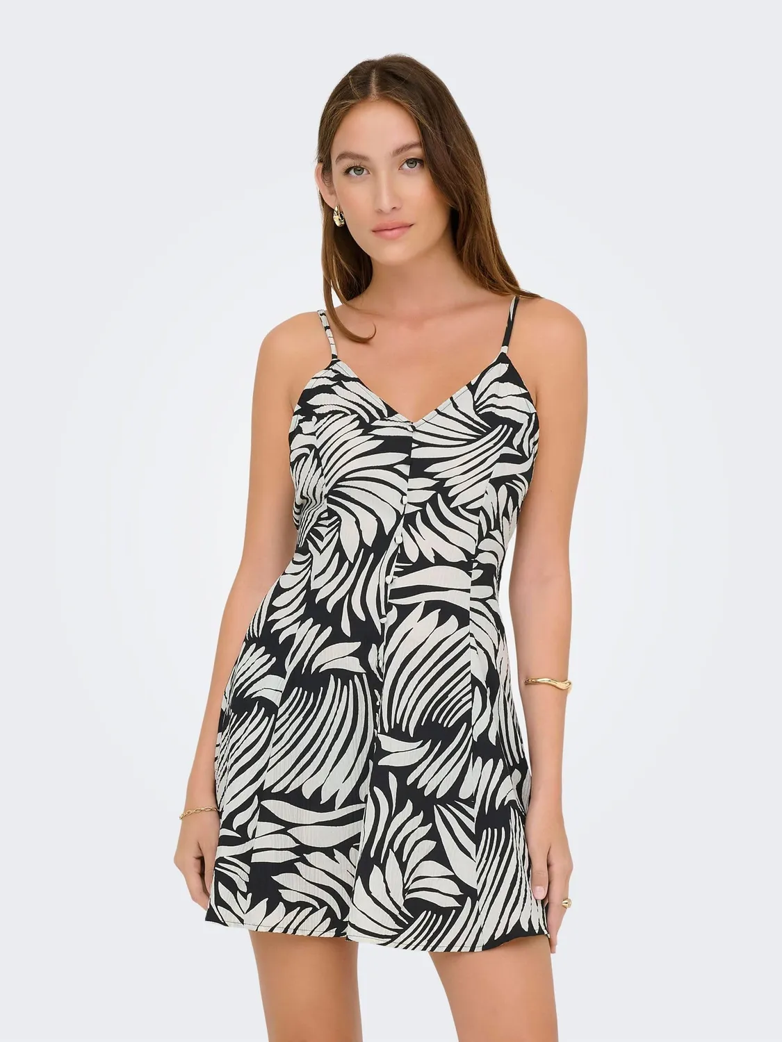 ONLY ONLKASINA abito corto donna spalline