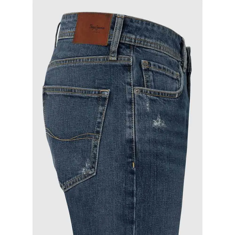 Pepe Jeans jeans uomo 38 blu elasticizzato slim
