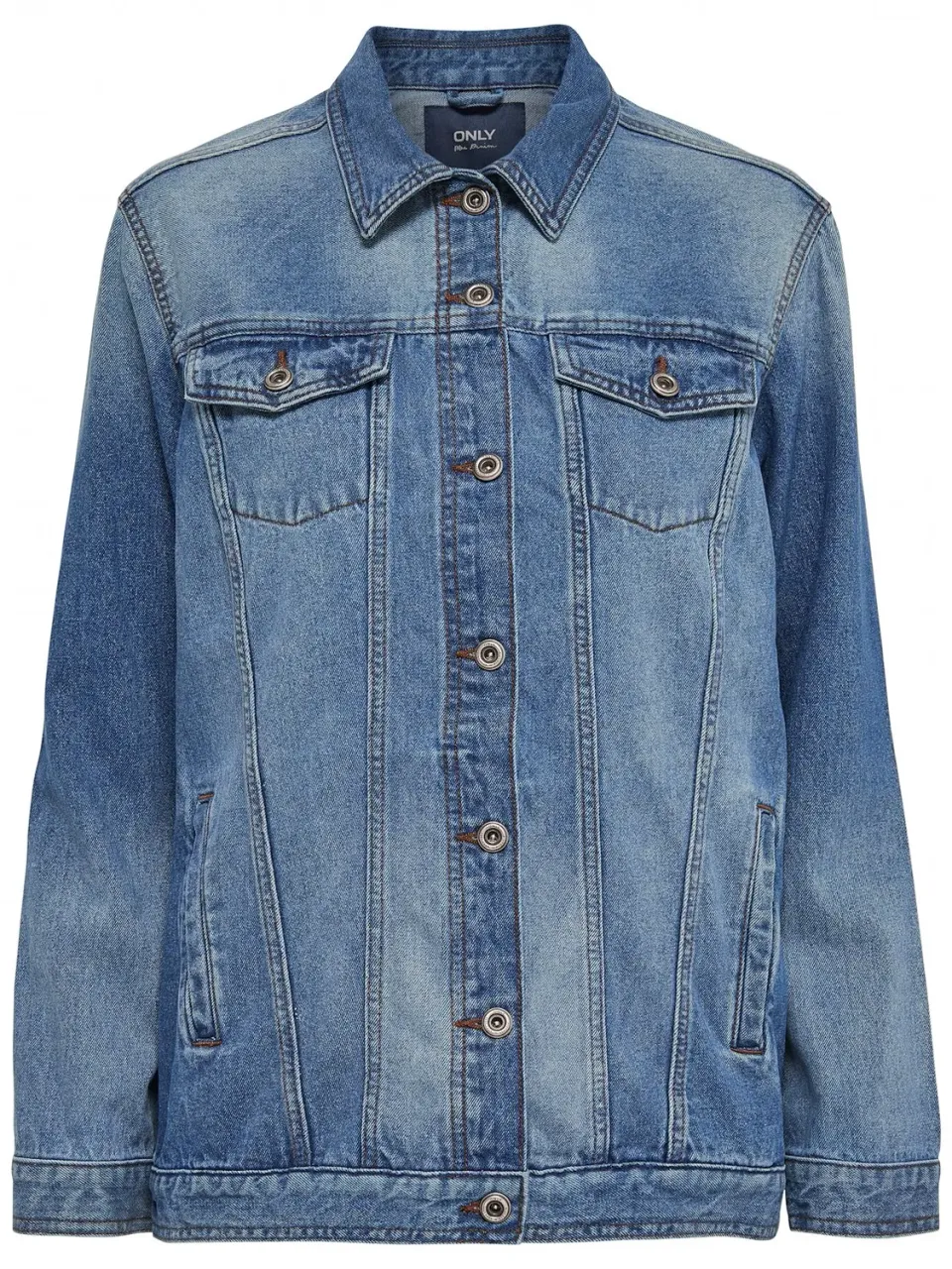 Only Onleva Oversized Giacca Jeans Donna Denim