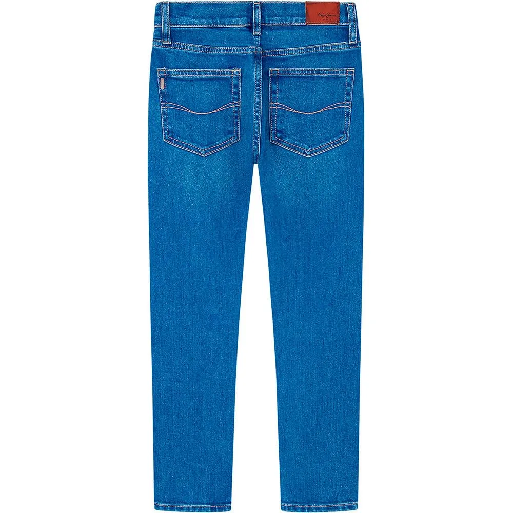 Pepe Jeans Tapered Jeans Jr Pb202203 jeans bimbo blu