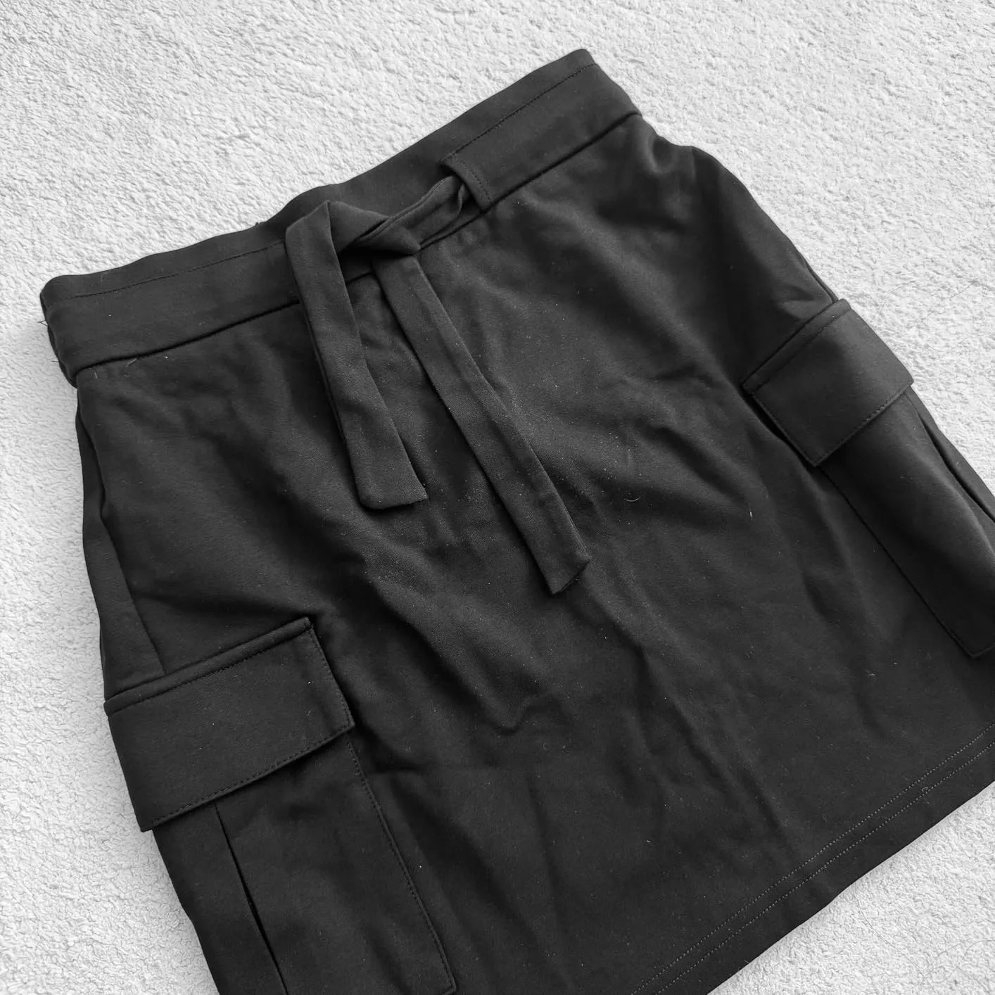 Only Onlpoptrash minigonna cargo donna nera cintura