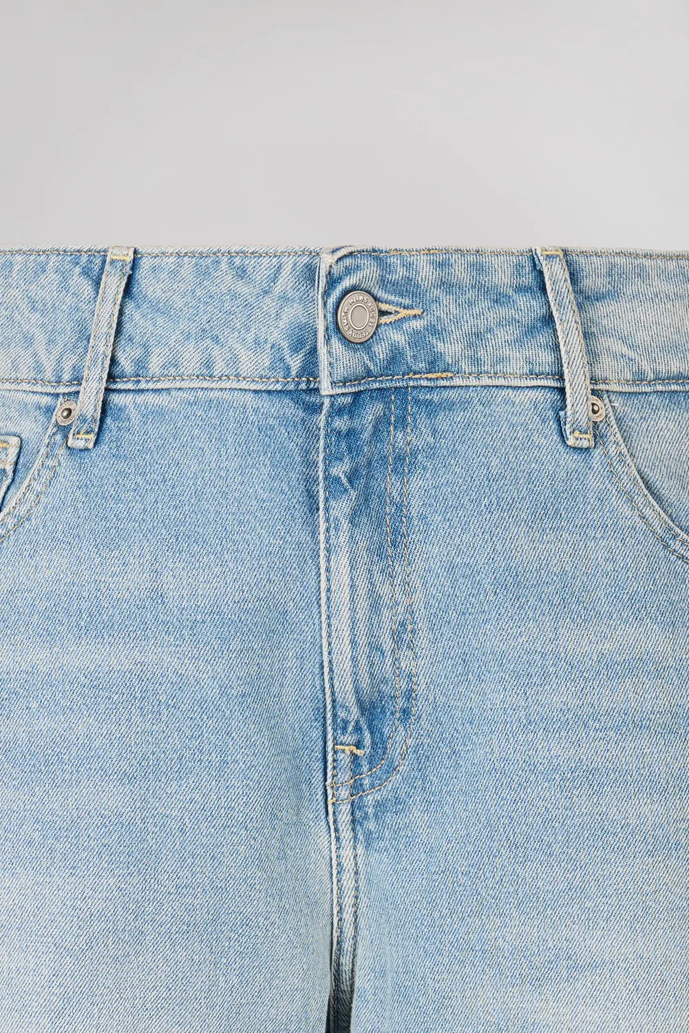 Teddy Smith Tomboy jeans donna indigo chiaro vita bassa