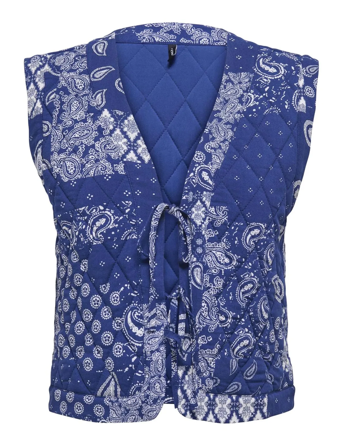 ONLY Onlnovella Quilt gilet donna M nero trapuntato