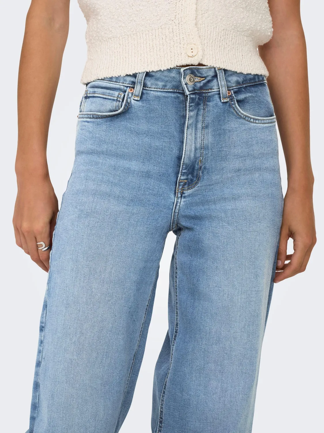 Only Onlmadison Blush Hw Wide Dnm Cro371 Noos jeans donna