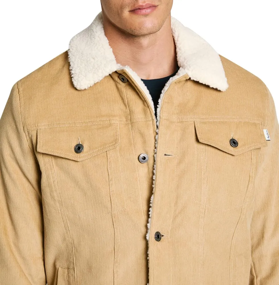 Pepe Jeans Thris Giacca Uomo Trucker in Velluto