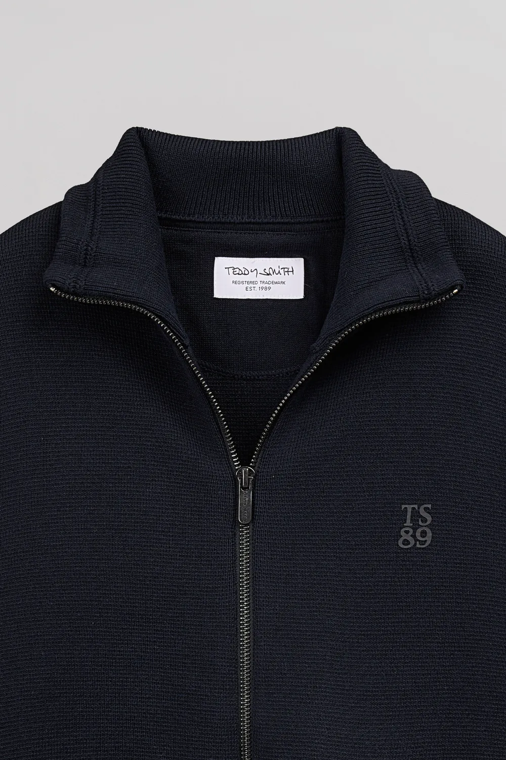 Teddy Smith G-Ettore 2 cardigan uomo dark navy cotone