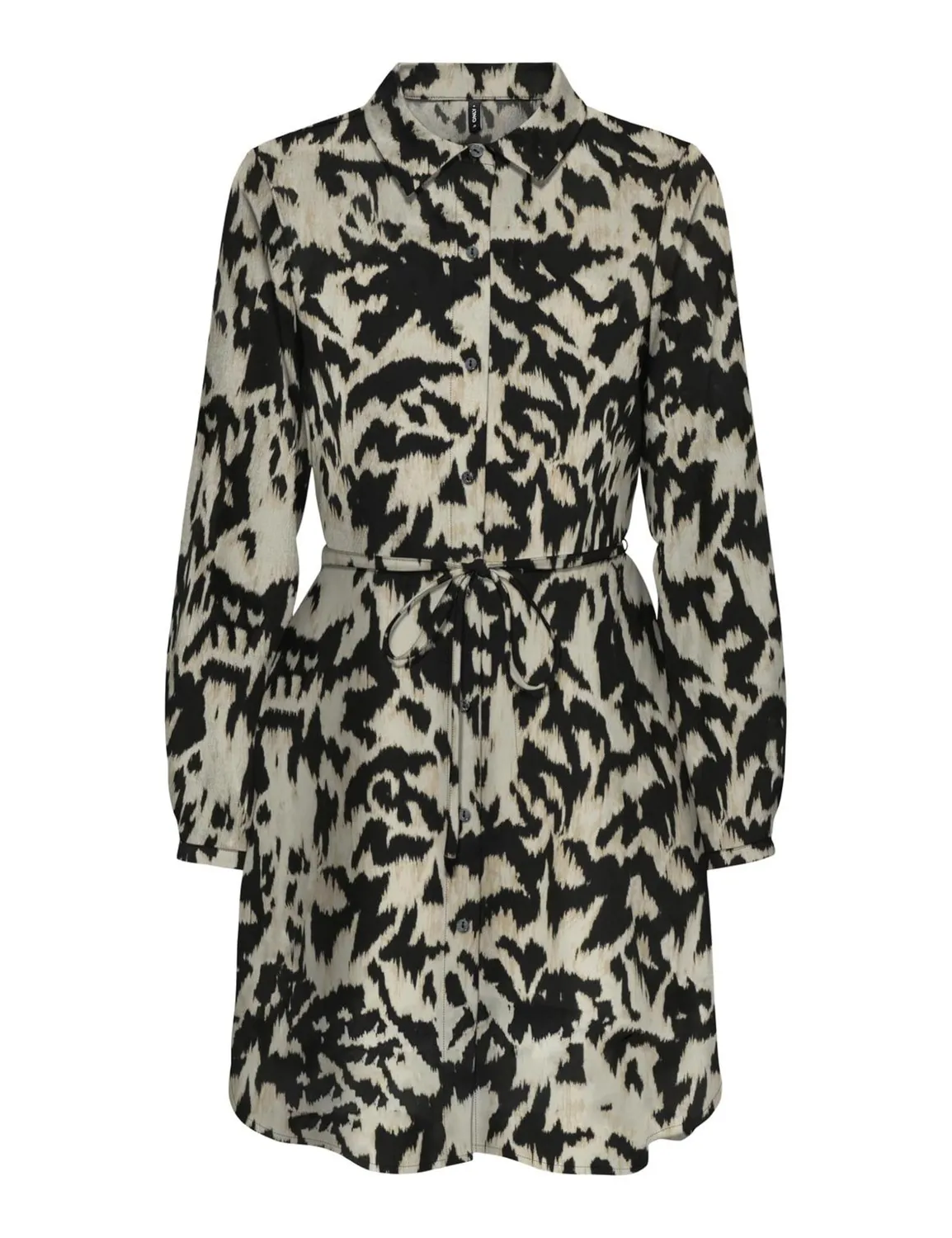 ONLY Onlnova Life Vis L/S Shirt Dress abito viola amaranto