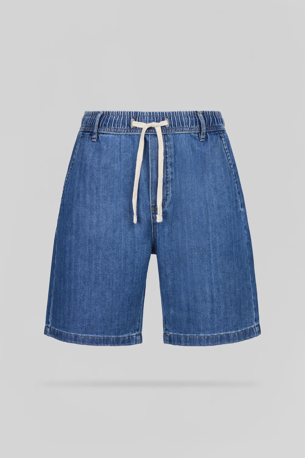 Teddy Smith S-Anton shorts uomo indigo denim elasticizzato