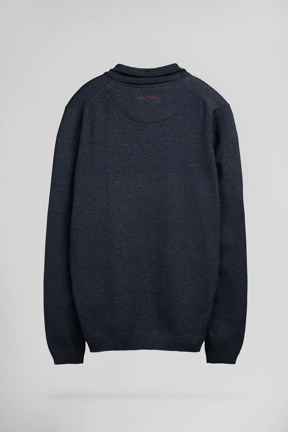 Teddy Smith P-Marty 2 pull uomo navy collo zip