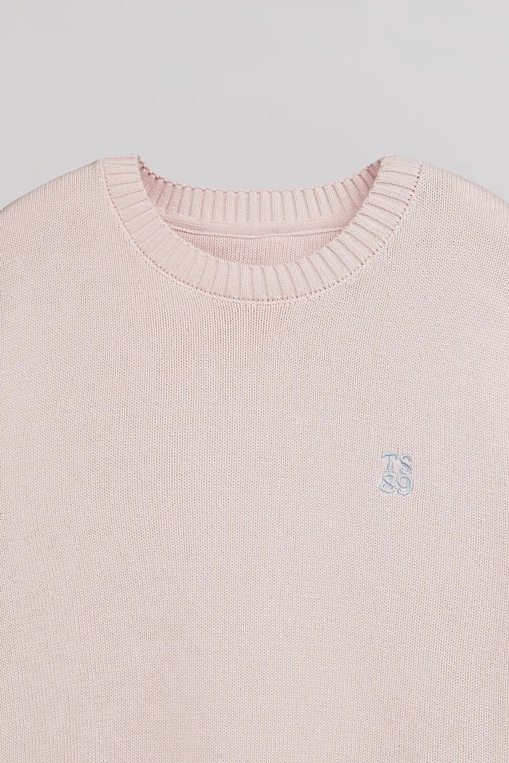 Teddy Smith P-Jimmy maglione girocollo rosa cotone