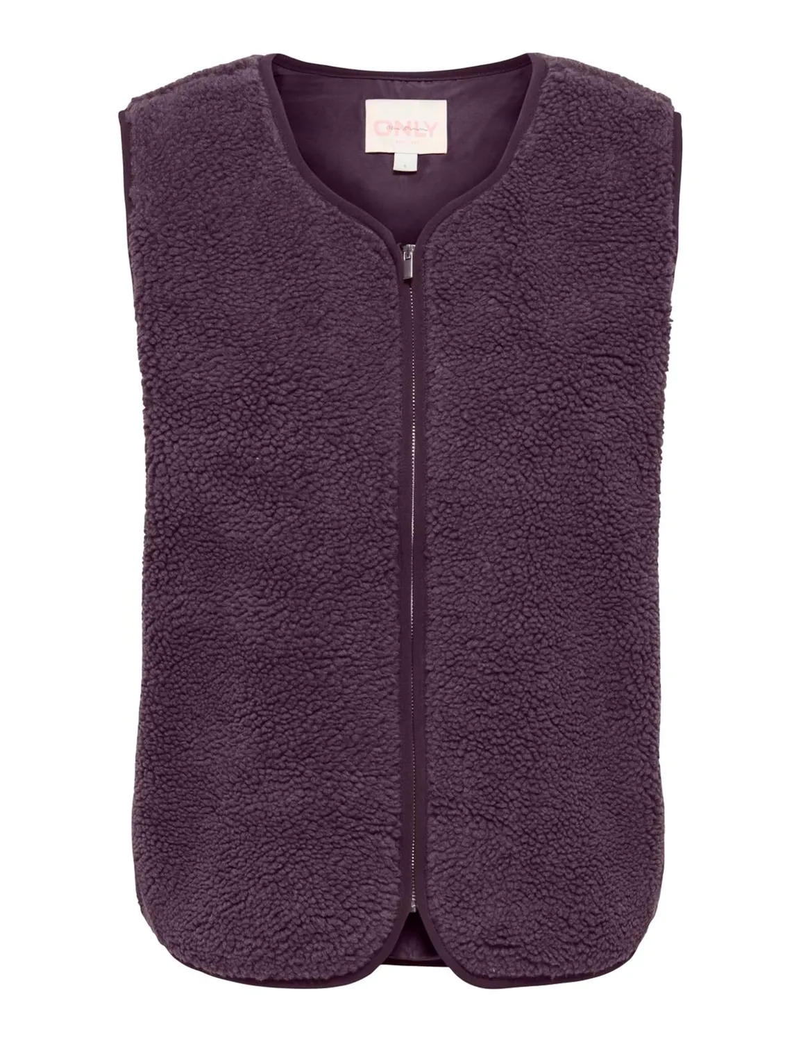 ONLY OnlBaby gilet teddy donna L Chocolate