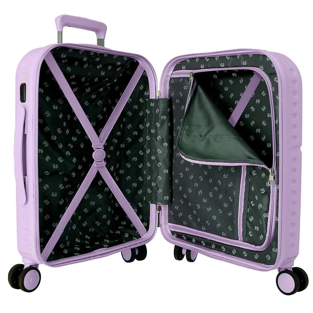 Pepe Jeans Accent Viola trolley cabina 37L espandibile rigido