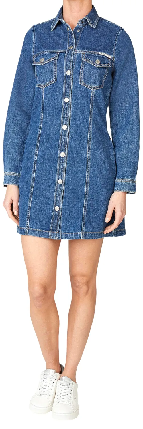 Pepe Jeans Authentic Denim vestito donna M blu corto