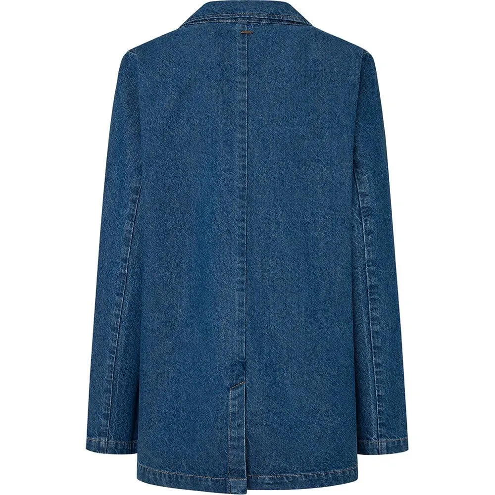 Pepe Jeans Mabel blazer denim oversize lavaggio medio