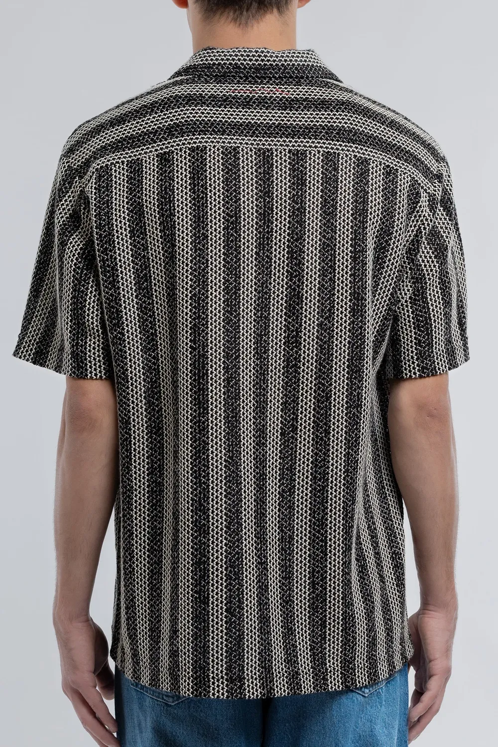 Teddy Smith C-Zeppelin camicia nera hawaiana