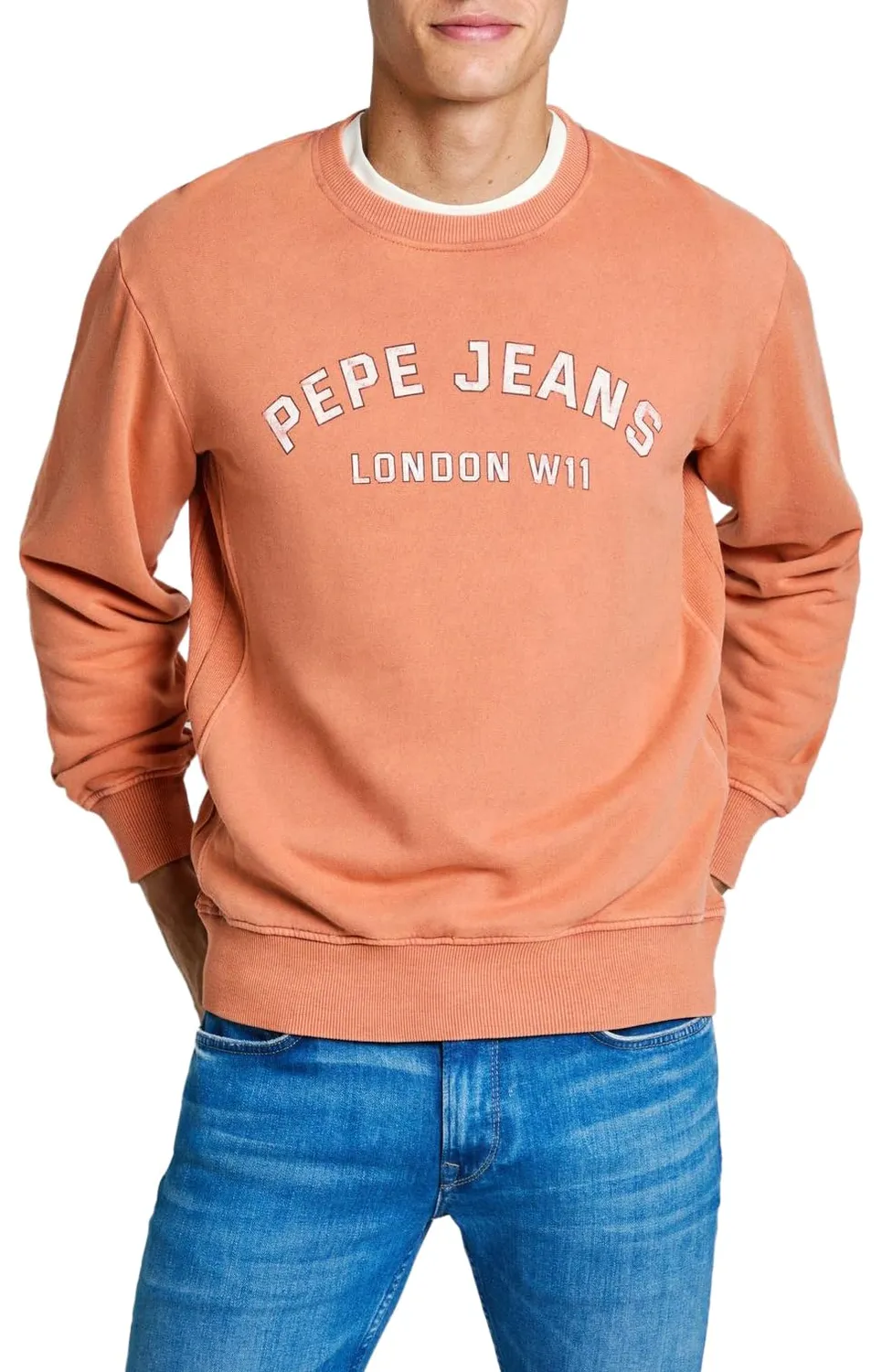 Pepe Jeans Aldridge Crew felpa uomo M girocollo garzata