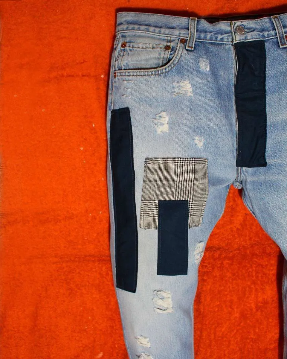 Levi's Vintage Patchwork 1 jeans personalizzato