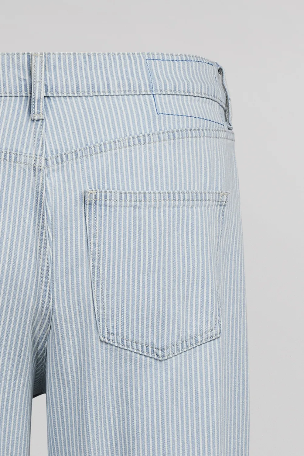 Teddy Smith Tomboy Stripes jeans dritti bleached donna