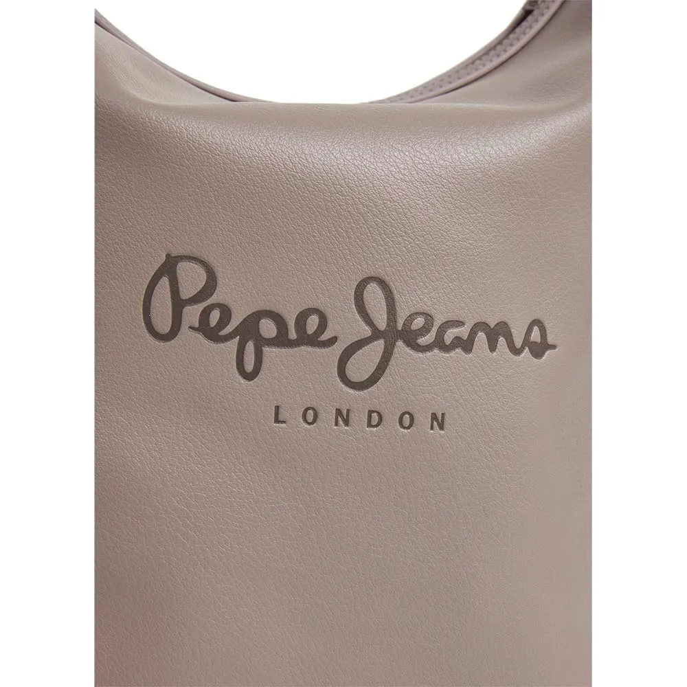 Pepe Jeans Caddy Code borsa donna grigia tracolla