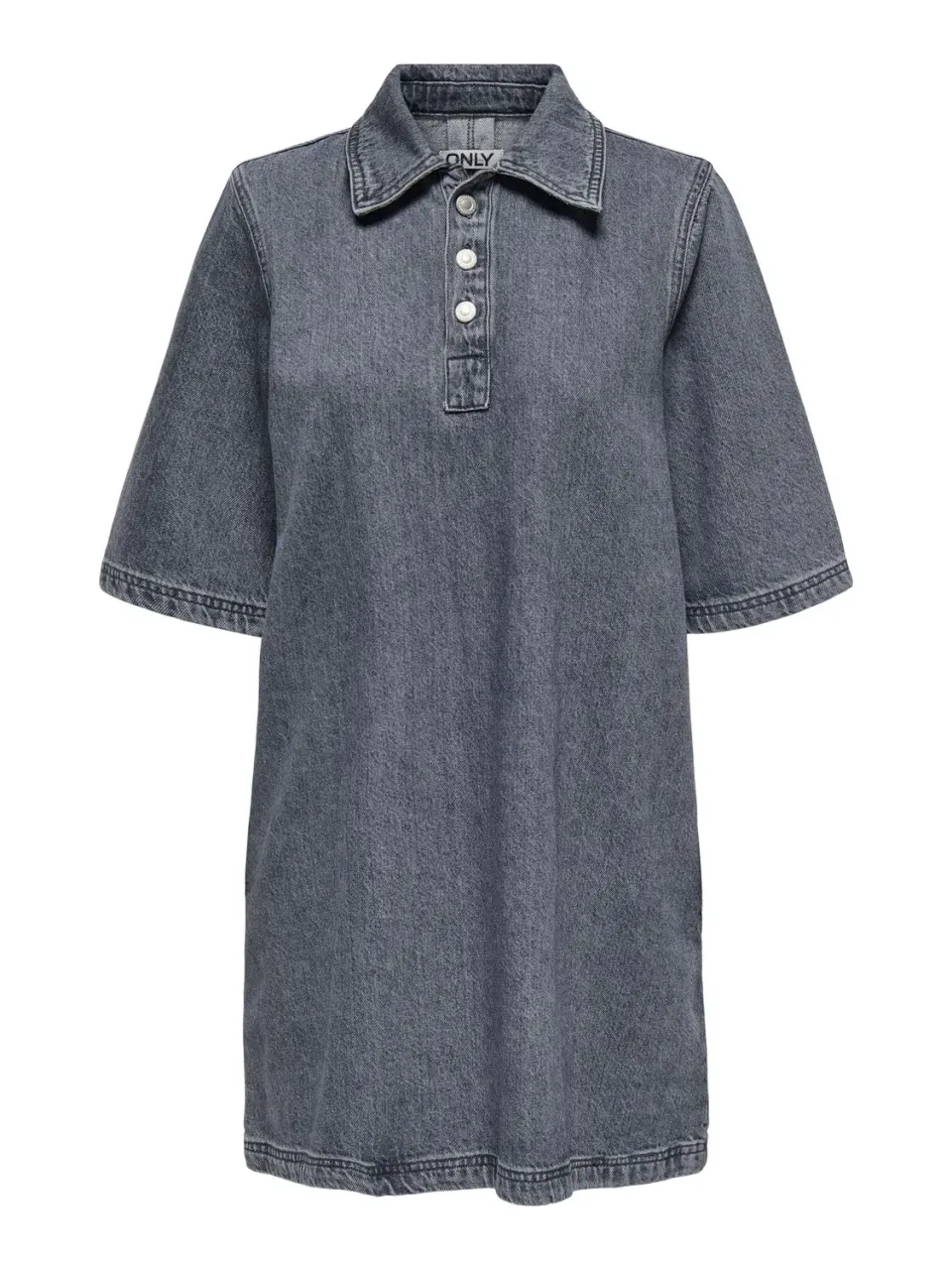 Only ONLGRY Short abito donna denim grigio S