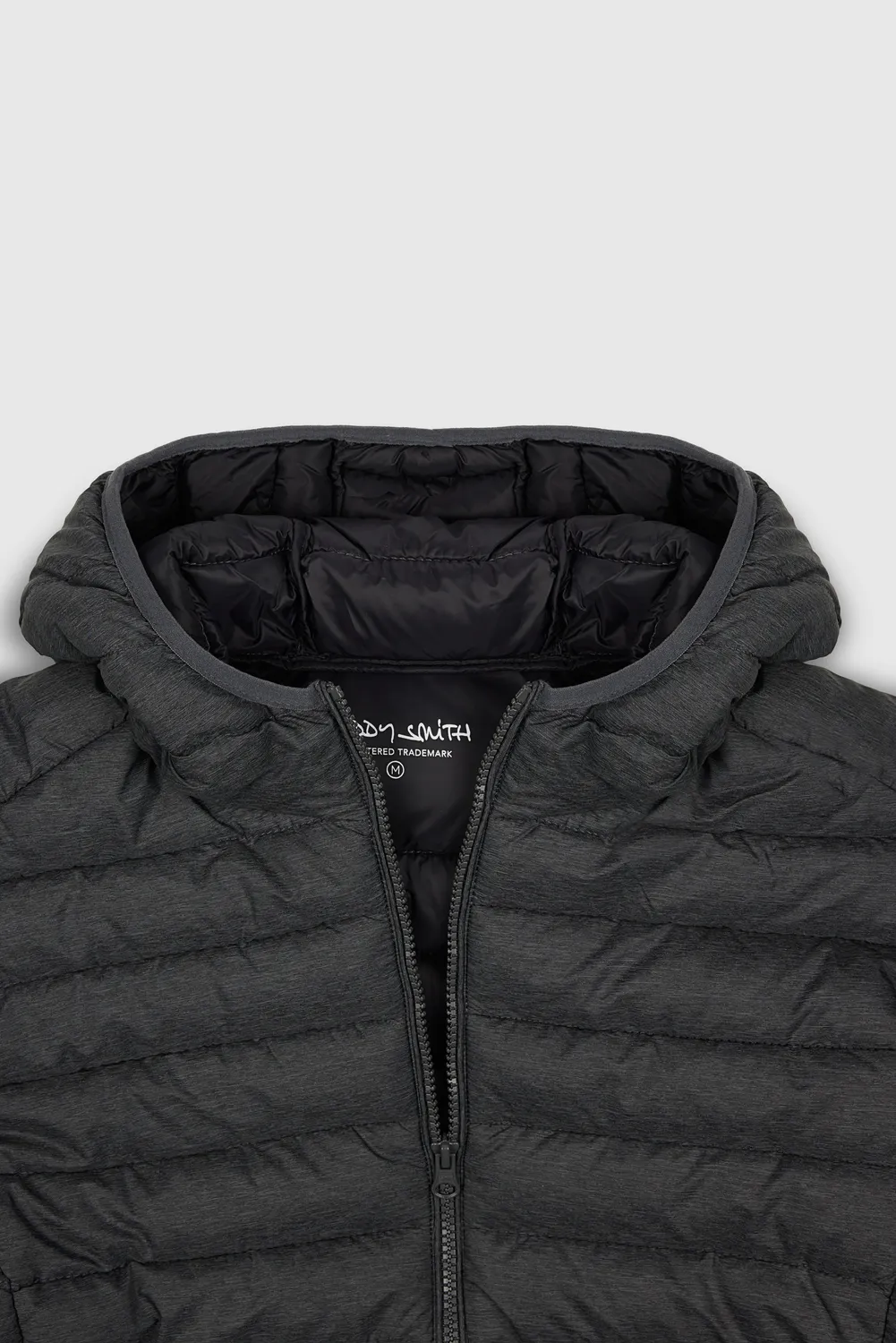 Teddy Smith Blighter piumino leggero nero con cappuccio