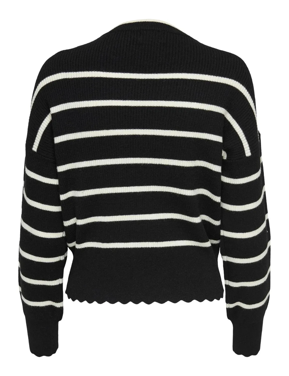 Only Onlibi Pullover Donna Nero a Righe M