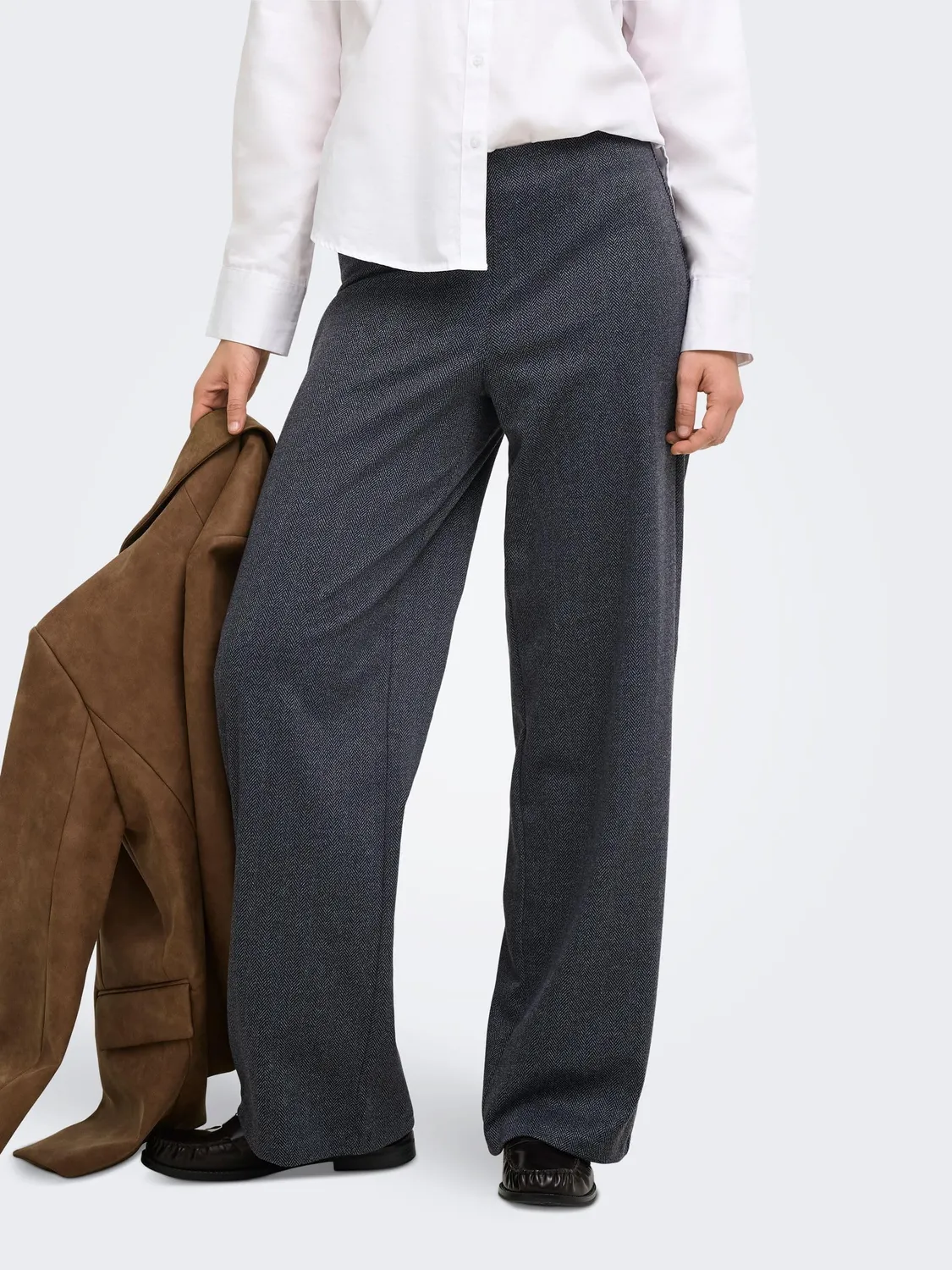 ONLY Onlbremen MW Pantalone Herringbone XL 32L