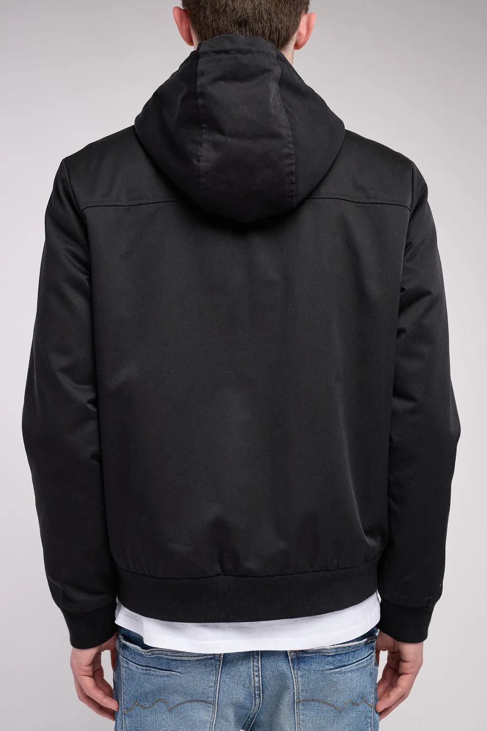 Teddy Smith B-Sanson giubbotto uomo nero con cappuccio