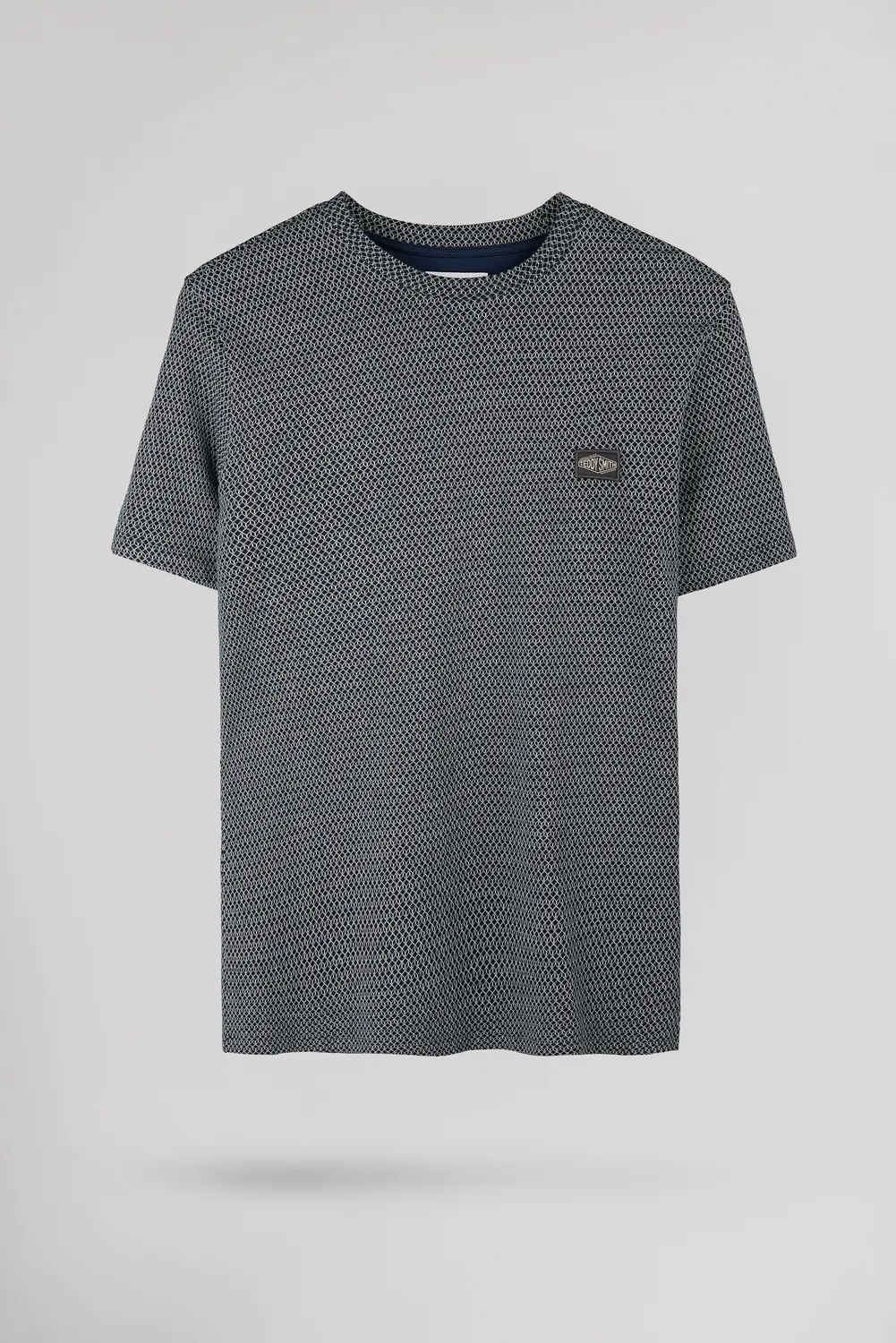Teddy Smith T-Joos maglietta navy jacquard uomo