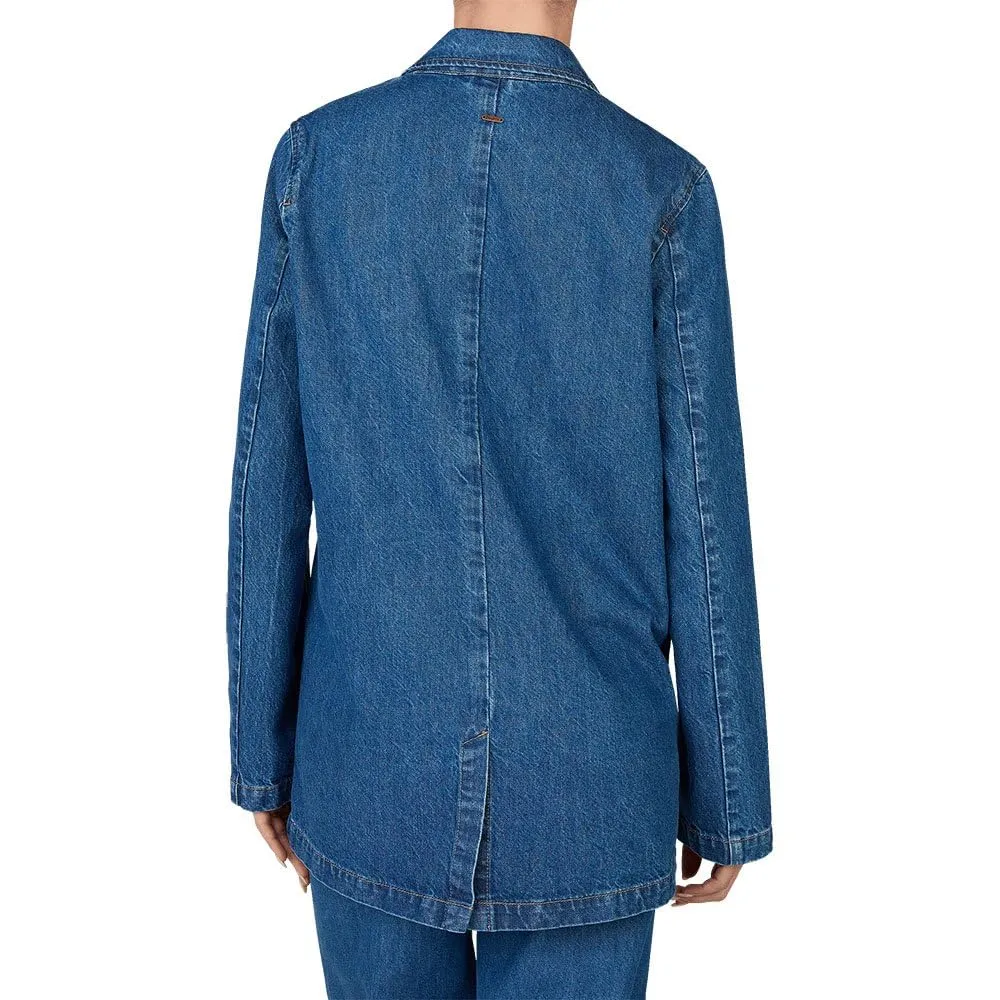 Pepe Jeans Mabel blazer denim oversize lavaggio medio