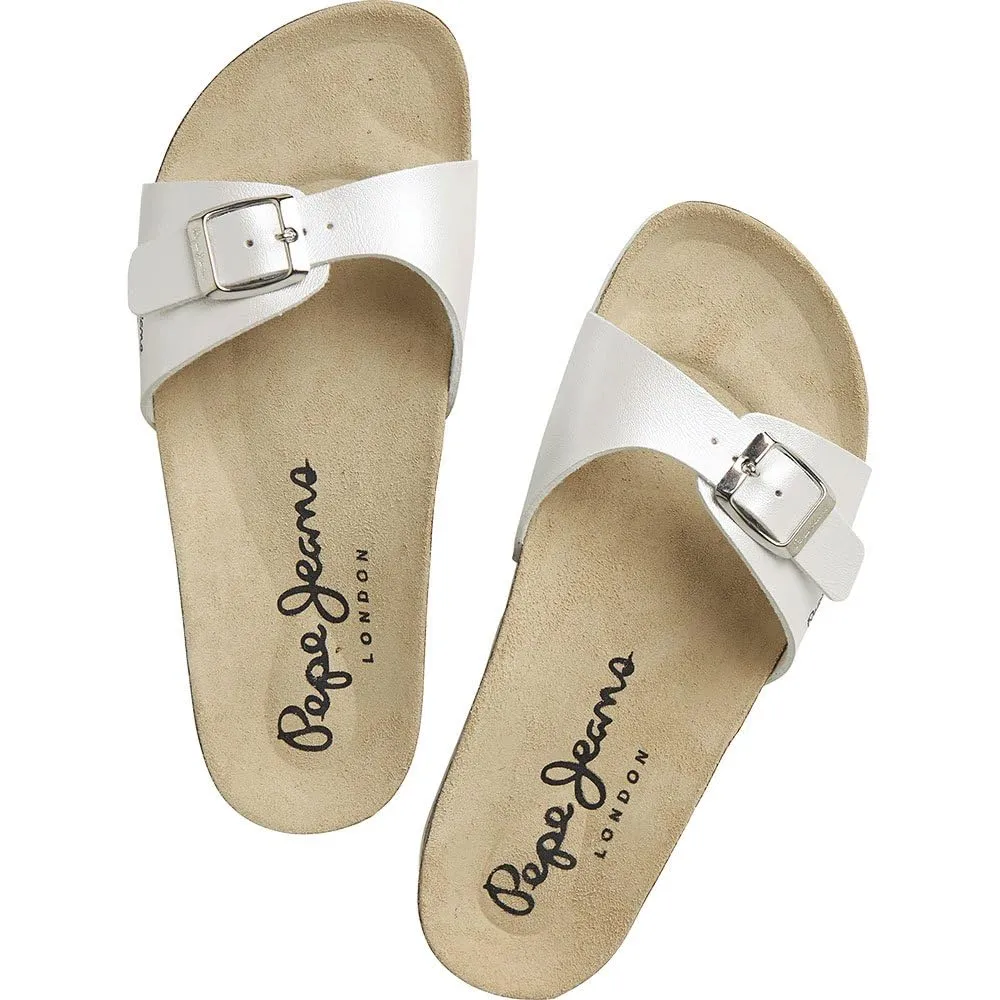 Pepe Jeans Oban Nacarado sandali donna bianco 36