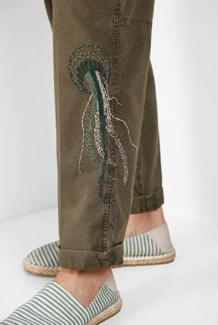 Mason's Chile M74 cargo uomo verde relaxed fit