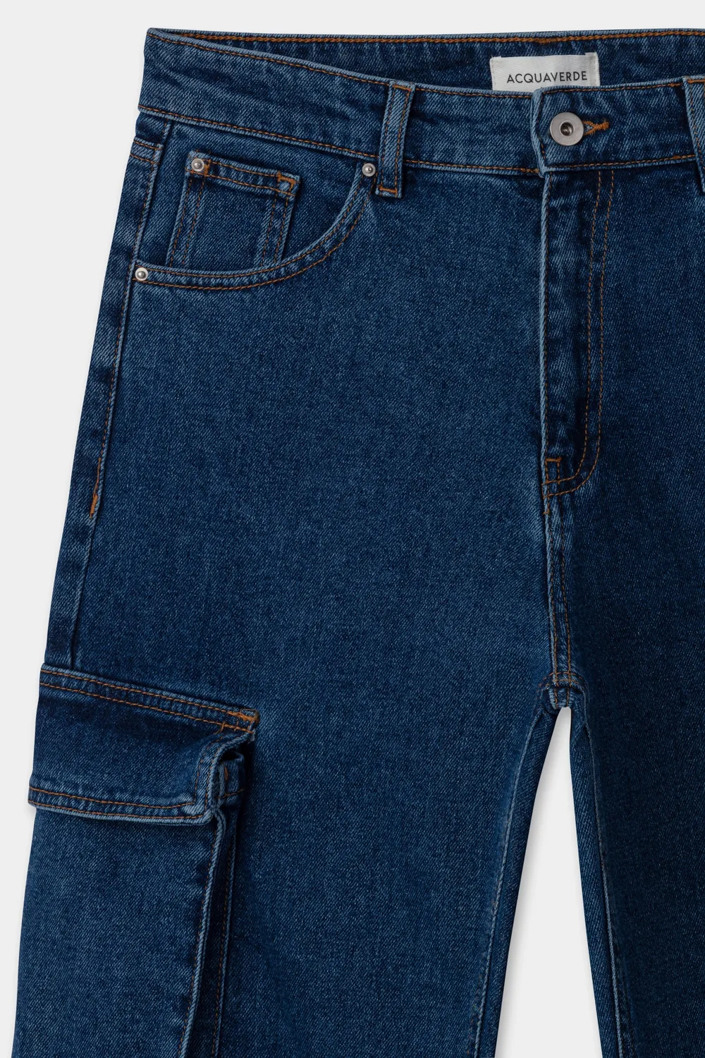 Acquaverde Battle Heavy Stone jeans cargo 7 tasche