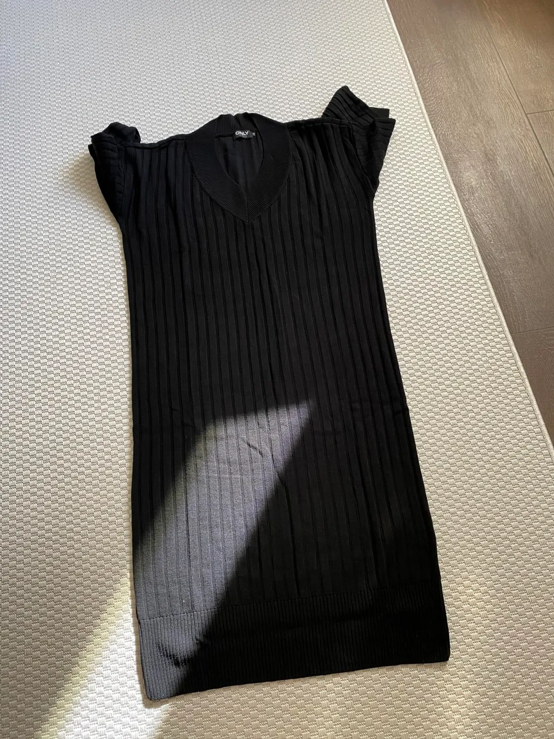 ONLY Onlnew abito midi maglia manica lunga coste