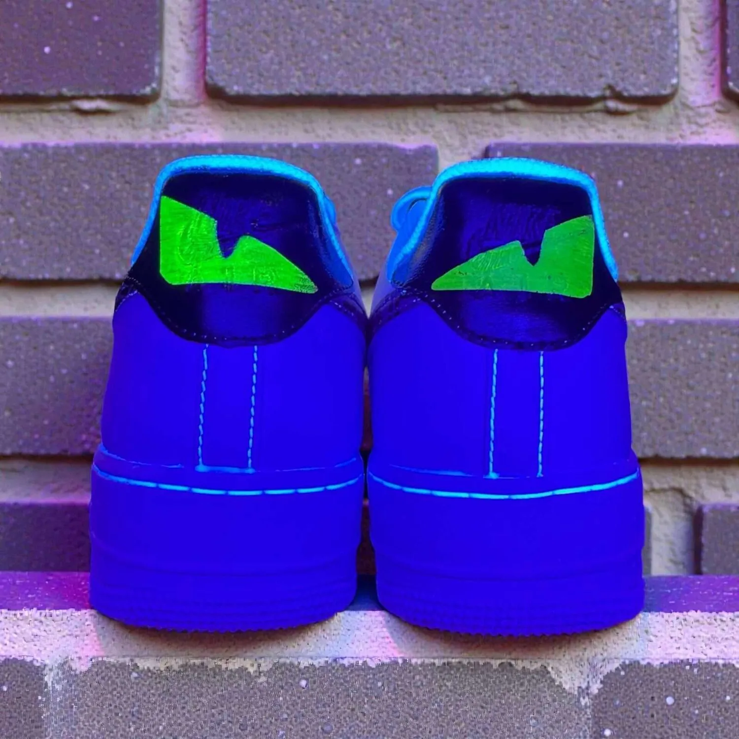 Never Say Never Nike Air Force 1 Fendi Monster sneakers
