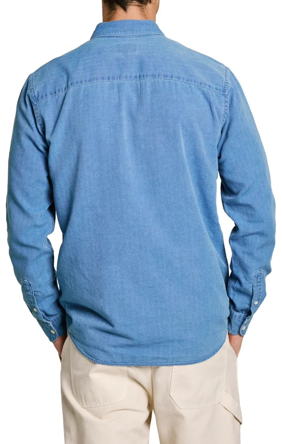 Pepe Jeans Maison Camicia Uomo M Oxford Indaco