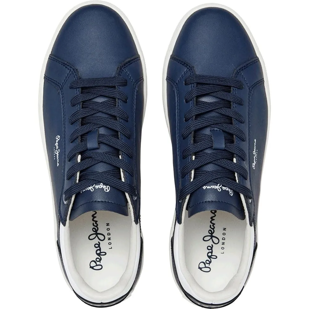 Pepe Jeans Camden Edition Sneakers Uomo 42 Blu Navy pelle