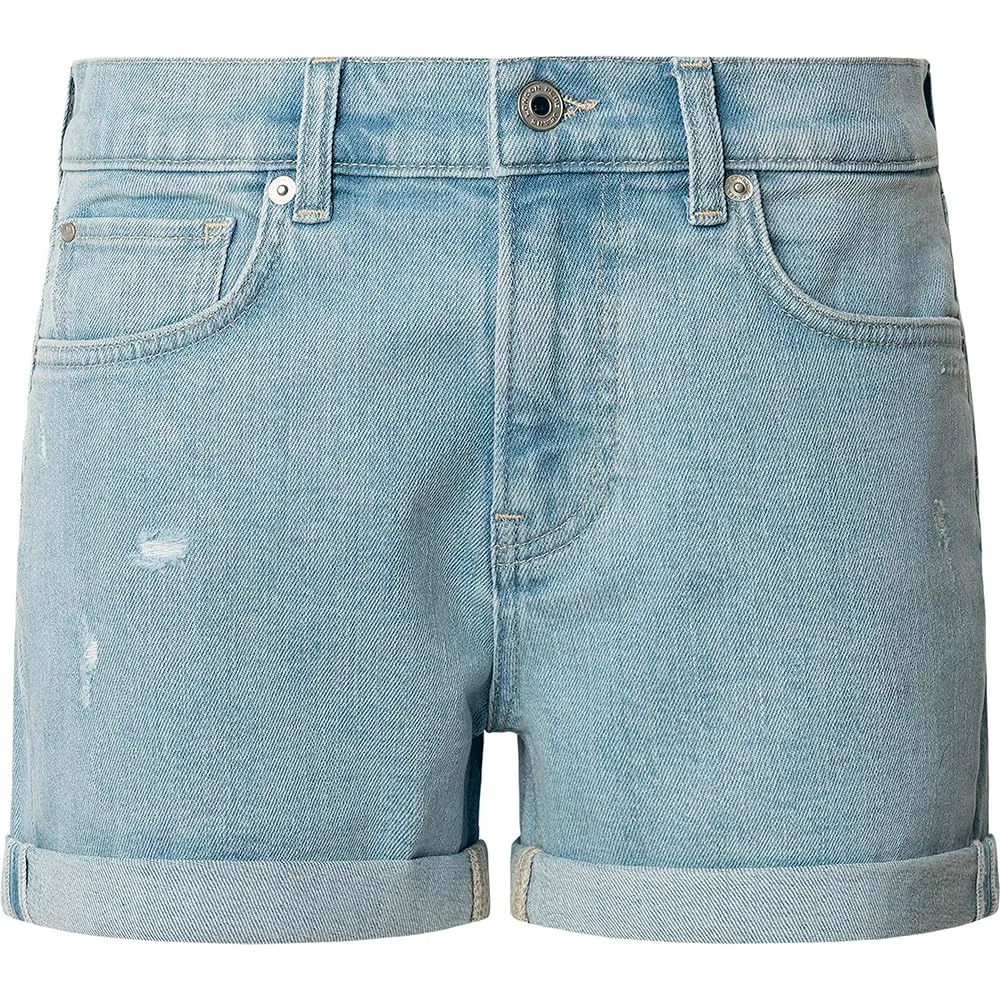 Pepe Jeans Regular Short HW pantaloncini donna grigi vita alta