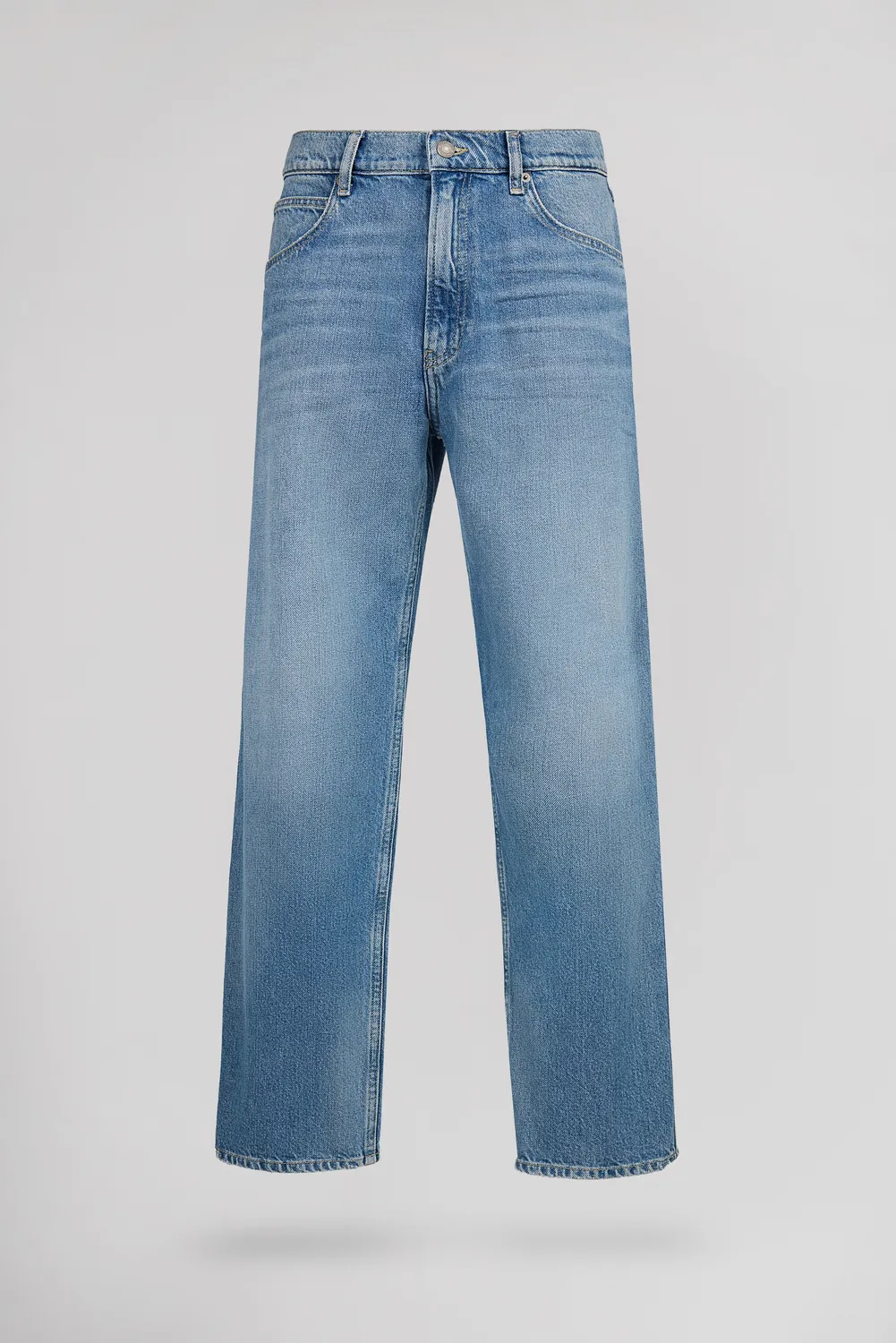 Teddy Smith Memphis Straight jeans uomo indigo chiaro L32 cotone